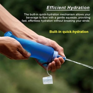 Flacon souple pliable durable et portable pour le sport Matériau TPU Idéal pour la course et les aventures en plein air - Product Image 4