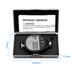 Digitale Duro meter <span class=keywords><strong>Shore</strong></span> A & D-Härte prüfer 0-100 Maßstab zum Testen der Härte in Gummi-Kunststoffschwamm-Acryl - Product Image 6