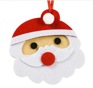 Árbol de Navidad Colgante de Fieltro con Base, Tamaño Personalizable, Plegable, Ecológico, Resistente al Fuego, Hecho en HEB, Decoración Compacta - Product Image 3