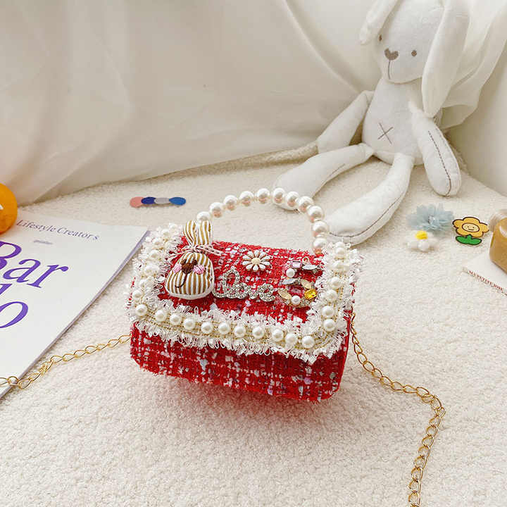 thumbnail image 2 of Girls Hand Bag LSSAGOON Shells Little Girl Crossbody Purse For Toddler Kids,Cute PU Fish Scale Pattern Glitter Small Shoulder Handbag,Fashion Pearl Princess Clutch Bag,Gifts For Birthday Xmas Bags For Girls 2 of 12