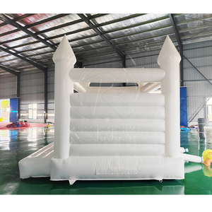 Commercial PVC Wedding Party White <b>Bounce</b> House Inflatable Bouncer for Toddler Bouncy Inflatable Jumping <b>Castle</b> Including Blower - Product Image 3
