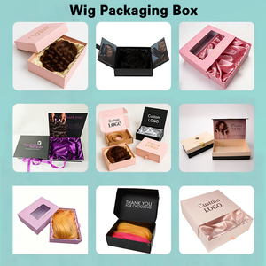 Boîtes d'emballage pour perruques et mèches de cheveux, largement utilisées, avec logo personnalisé, fermeture magnétique pliable, coffret cadeau - Product Image 6