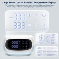 Bouilloire intelligente pour lait infantile 1200 ml, chauffe-eau instantané pour lait en poudre, chauffe-eau électrique thermostatique 800 W pour la maison et le bureau