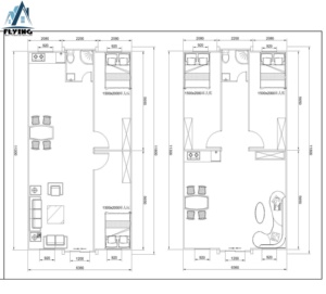 <span class=keywords><strong>Casa</strong></span> Prefabricada Móvil Expandible de Doble Ala, Cabaña Contenedor Expandible de 10ft, 20ft, 30ft, 40ft, Precio en la UE <span class=keywords><strong>para</strong></span> Hotel - Product Image 6