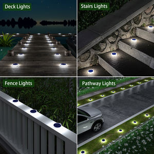 Poste de Iluminación Decorativa para Puerta de Jardín, Luz Solar Impermeable IP68, <span class=keywords><strong>en</strong></span> Stock - Product Image 6