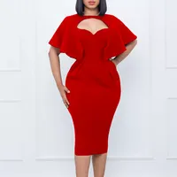 Robe crayon pour femme, design élégant et ajusté, idéale pour le bureau, disponible en blanc et bleu, vente en gros avec faible MOQ