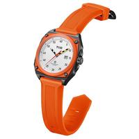 Großhandel T118 Quadratische Einzelkalender-Quarzuhr mit Silikonarmband, 30M Wasserdicht, Hochwertige Optik, Nischen-Schlichte Herrenuhr