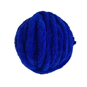 Factory Wholesale <b>100</b>%<b>polyester</b> Blanket Chenille Chunky <b>Yarn</b> Super Soft Fluffy 2cm Thick weigh 250g/rool - Product Image 2