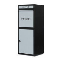 Boîte aux lettres de livraison de colis en acier métallique autoportante, imperméable et antivol, sur mesure, en gros