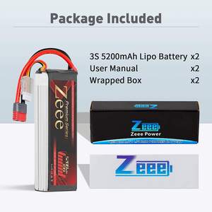 Zeee प्रीमियम श्रृंखला <span class=keywords><strong>3</strong></span> एस 5200mAh लाइपो बैटरी 11.1V के लिए डीन टी कनेक्टर के साथ 100C मुलायम मामले बैटरी आर सी विमान Quadcopter आर सी हैली - Product Image 6