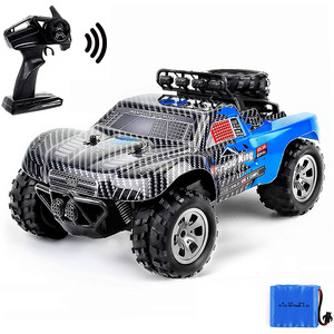 Voiture RC tout-terrain <span class=keywords><strong>Big</strong></span> Foot haute vitesse 1:18, camion de course courte 2.4G, véhicule d'escalade, modèle de voiture de drift, jouet pour garçons - Product Image 3