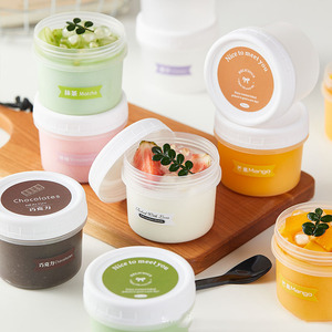 <span class=keywords><strong>2025</strong></span> mới sang trọng sữa chua kem Frosted nhựa PP 100ml cấp thực phẩm PP dùng một lần thạch bánh pudding <span class=keywords><strong>container</strong></span> <span class=keywords><strong>Mini</strong></span> cốc nhựa - Product Image 4