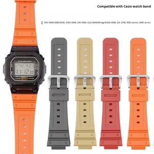 Bracelets de montre de remplacement Lionorm 16 mm pour montres <span class=keywords><strong>Casio</strong></span> DW-<span class=keywords><strong>6900</strong></span>/GW-M5610/DW-5600E, kit de modification coloré - Product Image 2