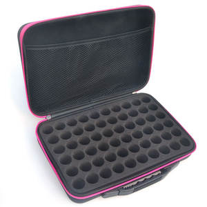 Personnalisez le nouveau sac de stockage d'huiles essentielles 60 grilles de 15ml avec fermeture à glissière compatible avec les bouteilles d'huile essentielle <span class=keywords><strong>doTERRA</strong></span> Melaleuca - Product Image 2