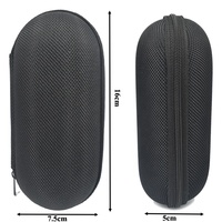 Petite mallette de transport pour pipe en verre antichoc personnalisée en quantité minimale de commande avec étui rigide en mousse d'œuf pour pipe en verre