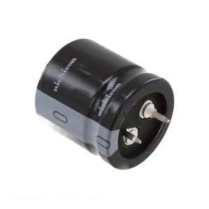 ตัวเก็บประจุแบบ Snap-in ยี่ห้อ Manufacturer Channel รุ่น LQSW6121MELA25 ความจุ 120uF 20% 420V ชนิด Through Hole ทำจากอะลูมิเนียม - Product Image 1