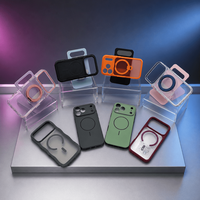 Étui de luxe pour iPhone 17 Pro avec support de bague rotatif à 360° et béquille antichoc, compatible iPhone 18 et 17