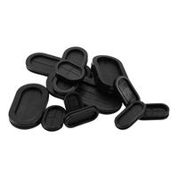 Oeillets ovales en caoutchouc à double face 60x25mm 45X20MM œillets de protection de câble en caoutchouc