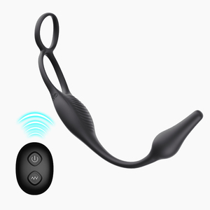 Vibratore del pene coppia vibrazione telecomando stimolatore del clitoride erezione giocattoli adulti del sesso anello del cazzo per gli uomini - Product Image 2