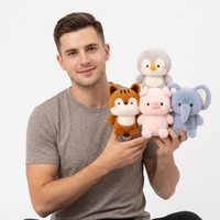 Bobova Peluche d'éléphant personnalisée mignonne pour bureau, super douce, garnie de coton PP, doublure en maille, anti-stress, cadeau d'anniversaire pour enfants