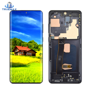 Truemax gruppo Display OLED con telaio per <span class=keywords><strong>Samsung</strong></span> <span class=keywords><strong>Galaxy</strong></span> <span class=keywords><strong>S20</strong></span> Ultra 5G Smart Phone LCD Touch Screen digitalizzatore completo G988 - Product Image 5
