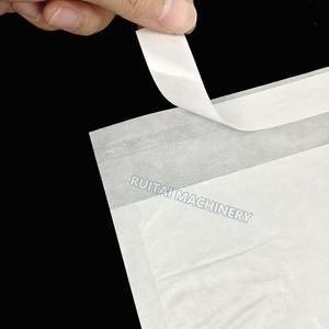Hoàn toàn tự động bên niêm phong 100% phân hủy sinh học phẳng nhỏ màu trắng <span class=keywords><strong>glassine</strong></span> túi giấy Máy làm - Product Image 2