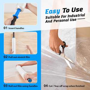 Plástico Transparente de Alta Resistencia para Envolver, Película Retráctil para Embalaje, Mudanza, Transporte y Logística - Product Image 5