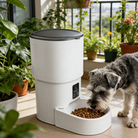 Comedero Inteligente WiFi para Mascotas, Dispensador Automático de Comida para Perros y Gatos con Control Preciso de Porciones, Doble Fuente de Alimentación y Cámara HD 2026