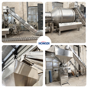 HONGDI Automatic Stainless Steel Drum Mixer for <b>Baking</b> Oatmeal Mixing and Drying Food Processing - Product Image 5