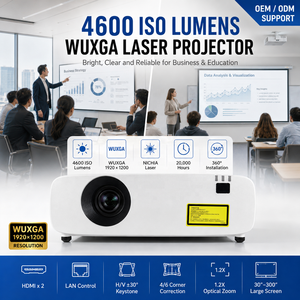 <span class=keywords><strong>Projecteur</strong></span> laser pour salle de conférence 4600 lumens ISO WUXGA haute luminosité pour présentations professionnelles - Product Image 1