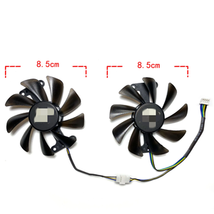 85มม. ใหม่สำหรับ PowerColor Radeon RX580 2048SP <span class=keywords><strong>8GB</strong></span> การ์ดกราฟิก GDDR5อะไหล่พัดลม - Product Image 2