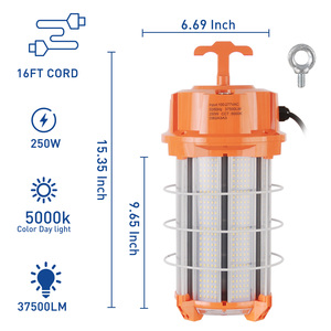 หลอดไฟ LED แบบพกพา200W IP64กันน้ำ<span class=keywords><strong>ส</strong></span>ามารถชาร์จไฟได้หลอดไฟโลหะฮาไลด์ HID หลอดไฟทำงานแบบชั่วคราว - Product Image 5