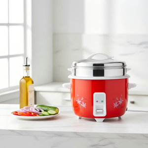Cuisinière à riz automatique commerciale 1300W-4350W 3.6L-16L, commande à un bouton et protection contre la surchauffe pour usage domestique, grande capacité (3.6-16L) - Product Image 1