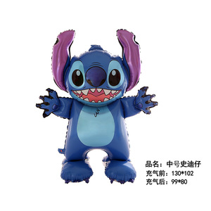 Nuevo Globo de Aluminio con Personajes de Dibujos Animados de <span class=keywords><strong>Stitch</strong></span> <span class=keywords><strong>y</strong></span> <span class=keywords><strong>Lilo</strong></span> para Niños, Suministros para Fiestas de <span class=keywords><strong>Cumpleaños</strong></span> - Product Image 3