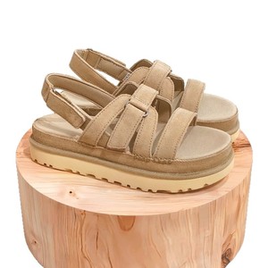 Sandalias de Cuero para Oficina con Plataforma y Suela Gruesa, Tipo <span class=keywords><strong>Uggs</strong></span>, para Mujer, Antideslizantes, para Verano, Precio de Fábrica al por Mayor - Product Image 5