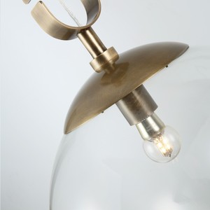 Custom Copper Kitchen Indoor Living Room Pendant <b>Lighting</b> Modern Glass Ball Metal Chandeliers Hanging Luxury for Home Entrance - Product Image 2