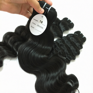 ผมเวียดนามแท้แบบ Egg Curl  100% ผมมนุษย์  แบบ Double Drawn  ต่อผมแบบ Curly  สีดำธรรมชาติ ขายส่ง - Product Image 1