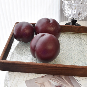 Prugna Artificial Morada, Ecológica, Ligera, Decoración para el Hogar, Navidad, Acción de Gracias, Espuma de PVC de Varios Tamaños, Marca KANGNING - Product Image 6