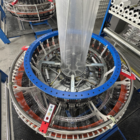 Ligne de production de sacs tissés facile à utiliser, métier à tisser circulaire à 4 navettes pour la fabrication de sacs en PP, de sacs à riz et de sacs à ciment