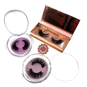 2022 Private label Cute Mini Suitcase 3D Mink Eyelash Packaging Case Eyelash Boxes