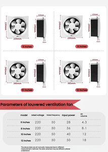 4 <span class=keywords><strong>8</strong></span> 10 inch extractor nhà hàng phòng tắm cho quạt thông gió nhà bếp im lặng Quạt trần - Product Image 2