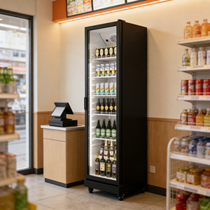 Réfrigérateur commercial pour boissons et jus, vitrine réfrigérée pour supermarché, présentoir de boissons froides - Product Image 1