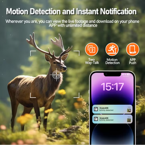 H10 H20 4G năng lượng mặt trời ngoài trời động vật hoang dã Trail máy ảnh 4MP CMOS không thấm nước <span class=keywords><strong>video</strong></span> IP66 đánh giá với ai di chuyển phát hiện báo động cho săn bắn - Product Image 3
