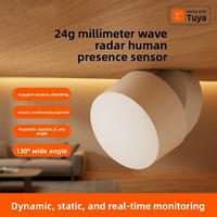 Nouveau capteur de présence humaine Tuya Wifi Zigbee 24G 2026 pour maison intelligente avec détection radar et de respiration, contrôle par application