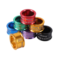 Cincin Burung Aluminium Ramah Lingkungan Berkualitas Tinggi untuk Merpati, Warna Campuran, Bentuk Elips, Semua Musim, Model ZF-22