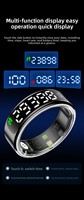 Anillo Inteligente 2026 con Pantalla, Monitor de Salud, Resistente al Agua 5 ATM, Monitor de Sueño para Hombres y Mujeres, Compatible con Teléfonos Apple, Xiaomi y Samsung