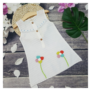 ชุดเดรสแขนกุดสำหรับเด็กผู้หญิงเสื้อผ้าฤดูร้อนออกแบบได้ตามที่ต้องการ - Product Image 5