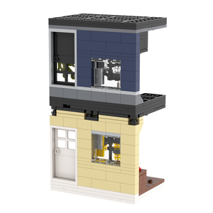 MOC1115 Casa <span class=keywords><strong>del</strong></span> <span class=keywords><strong>Mundo</strong></span> Volteado, 287 Piezas, Bloques de Construcción, Modelo de Escena Creativa, Ladrillos de Ensamblaje DIY, Juguetes para Niños - Product Image 5