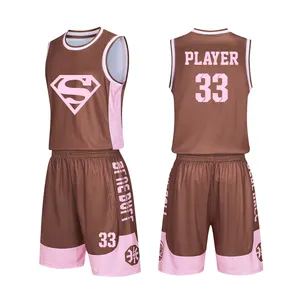 wholesale cheap fashion polyester sports jersey basketball wear for men